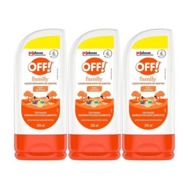Imagem de Kit 3 und Repelente Off Loção Family 4H 200ml - JOHNSON