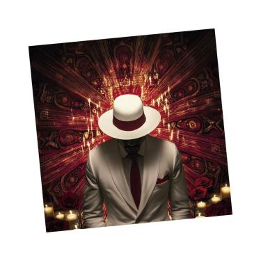 Imagem de Toalha para Leitura de Tarô é Pilintra Caminhos 70 cm