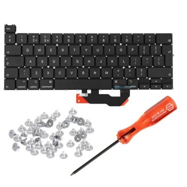 Imagem de HAWSON Substituição de teclado UK A2251 para MacBook Pro Retina 33.0 cm A2251 2020 ano UK Layout com parafusos de teclado e chave de fenda