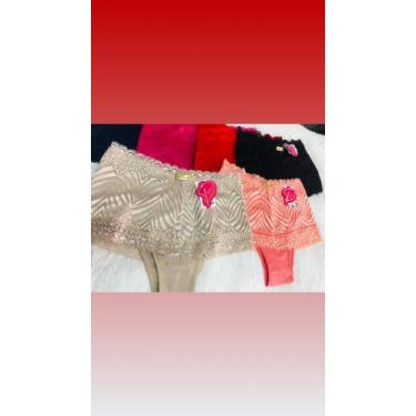 Imagem de Cal. Pala alta com renda - Wesley atacado, m