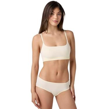 Imagem de florence by mills Sutiã feminino de algodão macio, Amarelo transparente, GG