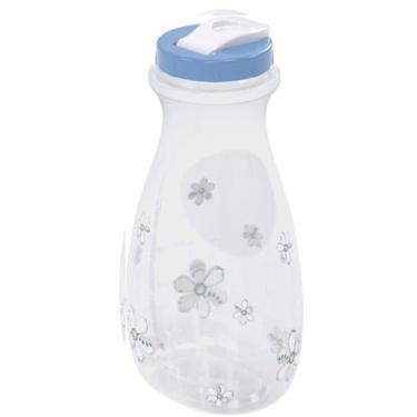 Imagem de Garrafa de Água e Suco Paris decorada 1,9 litros azul Plasutil ref.6434