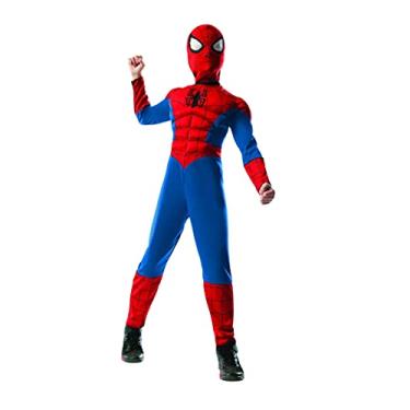 Imagem de Rubie's Marvel Ultimate Spider-Man 2-in-1 Reversible Spider-Man/Venom Muscle Chest Costume, Child Large - Large One Color