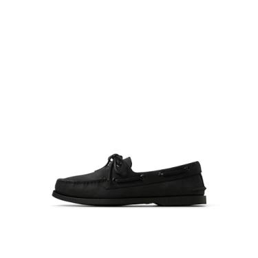 Imagem de Sperry Sapato náutico masculino autêntico original com 2 furos, Preto, 46
