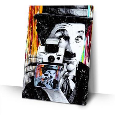 Imagem de Quadro Decorativo Charles Chaplin Sala Cinema Quarto Nicho  - IQ Quadr