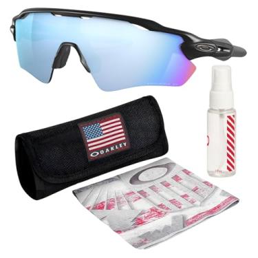 Imagem de OAKLEY Óculos de sol RADAR EV PATH OO9208 formato retangular com kit oficial de óculos, Preto fosco, 38 mm