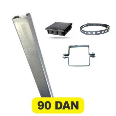 Imagem de Poste Galvanizado 90dan - BiraLuz