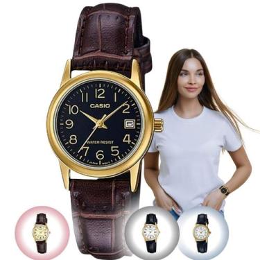Imagem de Relógio de Pulso Casio Collection Feminino Classico Pequeno Dourado An