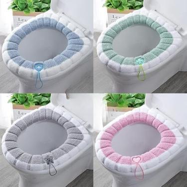 Imagem de Assento sanitário Absorventes sanitários confortáveis e laváveis para o banheiro Assentos sanitários