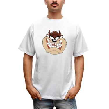 Imagem de Camiseta Masculina Taz Mania Looney Tunes - Bella Store, Branco, P, Ho