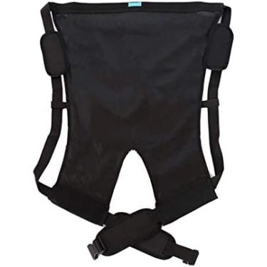 Imagem de Die Almofada Paciente Elevador Escada Deslizante Placa Transferência Mover Cinta Cinto Segurança Corpo Inteiro Elevação Estilingue Deslizante Transferência Uso Para Idosos Hand, Black, 88 * 67cm