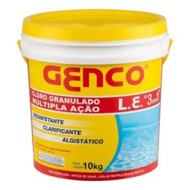 Imagem de Cloro Multipla Ação 3 em 1 10Kg Genco - 15038