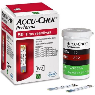 Imagem de Tiras Reagentes Accu-Chek Performa Roche - 50 tiras