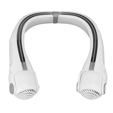 Imagem de Asixxsix Ventilador de Pescoço Portátil, 3 Velocidades de Ventilador Sem Lâmina, Fãs Pessoais Vestíveis, Fãs de Bateria Recarregável de 2400mAh Resfriando para Homens Mulheres Externas