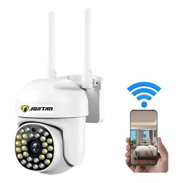 Imagem de Camera Segurança Wifi 360 Graus Prova D'água Jortan app: yoosee Cor Br