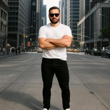 Imagem de Calça Jeans LISA Skinny Masculina Slim Elastano Casual Sport 440 - IRO