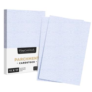 Imagem de Papel de cartolina S, impressão superfina, 65 libras, 11 x 17 polegadas, azul, 50 folhas