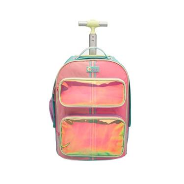 Imagem de Mochila Escolar com Rodinha Bolso Lateral Color Block - Puket