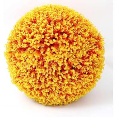 Imagem de Bolas Artificiais Da Planta, Bolas Artificiais Decorativas Da Grama, Bolas Plásticas Coloridas Do Buxo Para A Decoração Dos Casamentos, A Interna E A Exterior, A, 40cm