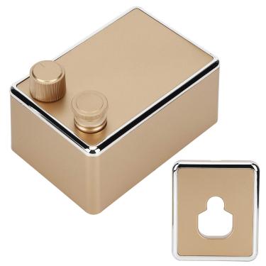 Imagem de Varal Montado na Parede, Corda de Lavanderia Retrátil de Rack de Aço Inoxidável para a Torre do Banheiro da Lavanderia (Ouro encantador)