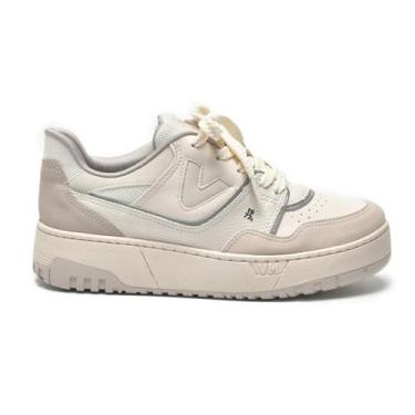 Imagem de Tênis Feminino Casual Bege Urban Style Via Marte original, Bege, Marfi