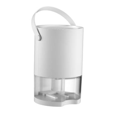 Imagem de Ｂｅｓｇａ Desumidificador pequeno, silencioso, com plugue EU, compacto, baixo ruído, eficiente, desligamento automático, portátil para RV, quarto, armário, Branco