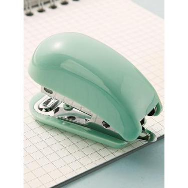 Imagem de Mini Grampeador 12 Folhas Fofo Com Grampos Oasis OIA8203, Azul