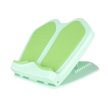 Imagem de menolana Prancha inclinada para panturrilha, equipamento portátil para alongamento de pernas, antiderrapante, prancha inclinada para panturrilha em cunha para, Verde