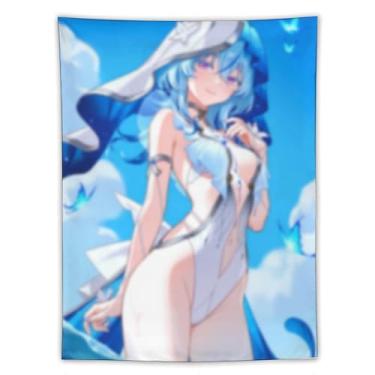 Imagem de LIEGBMEU Sexy Bikini Hot Anime Girl Tapeçaria 152.4 cm x 203.2 cm Interior Exterior Wall Quilt Art Decoração de Tapeçaria Caprichosa, AE41