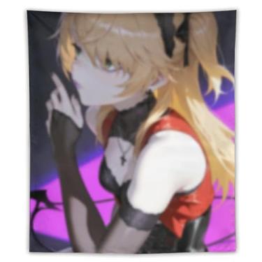 Imagem de LIEGBMEU Sexy Bikini Hot Anime Girl Tapeçaria 127.0 cmx152.4 cm Interior Exterior Wall Quilt Art Decoração de Tapeçaria Caprichosa, AF060