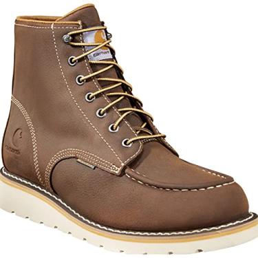 Imagem de Carhartt Men's CMW6095 6" Moc Toe Casual Wedge Work Boot, Brown, 13 W US