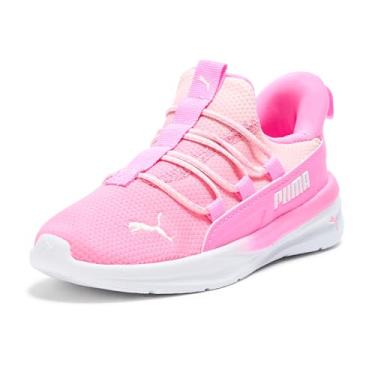 Imagem de PUMA Tênis infantil unissex Softride One4all sem cadarço, Rosa Pixel - Flor jasmim Ah25, 22