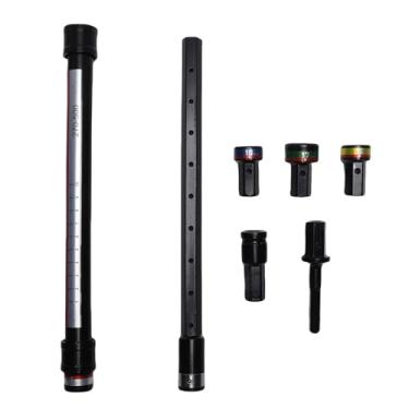 Imagem de Luqeeg Conjunto de soquete hexagonal portátil e barra de extensão, 8 peças, soquete multifuncional retrátil, com comprimento estendido ajustável para uso industrial, mecânico e de construção