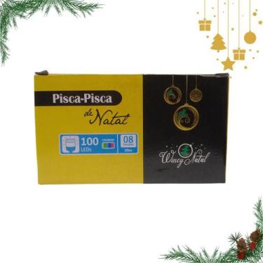 Imagem de Pisca Pisca Decorativo 100 Lâmpadas Led 9M Fio Transparente - Wincy, C
