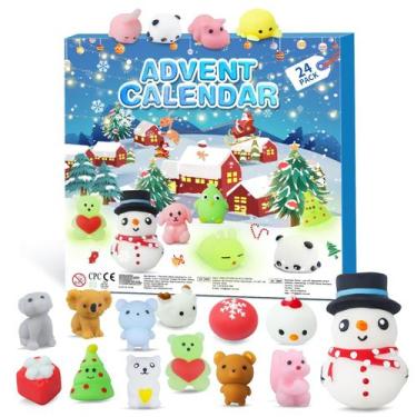 Imagem de Calendário do Advento seeykey Mochi 2024, 24 dias com 24 Squishies
