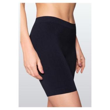 Imagem de Short Feminino sem Costura Loba/Lupo Cód: 41805-001, Preto, GG