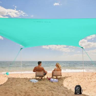 Imagem de Barraca de praia WEKAPO Sun Shelter de fácil configuração com 2 m de a