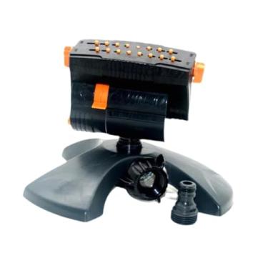 Imagem de Fenteer Aspersor de água oscilante para irrigação de jardim ajustável com 16 bicos para irrigação de gramado e quintal doméstico