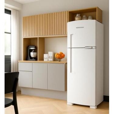 Imagem de Kit Armário De Cozinha Completo Suspenso Com 5 Portas E 2 Gavetas Comp