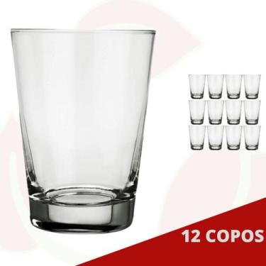Imagem de 12 Copo de Vidro Caldereta 350ML Nadir Cerveja Drinks Bar Amigos - NAD