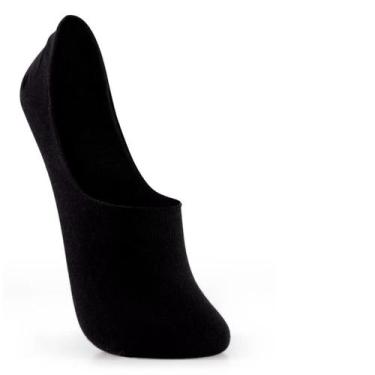 Imagem de Meia Puket Sapatilha Invisível, Preto, 39-41