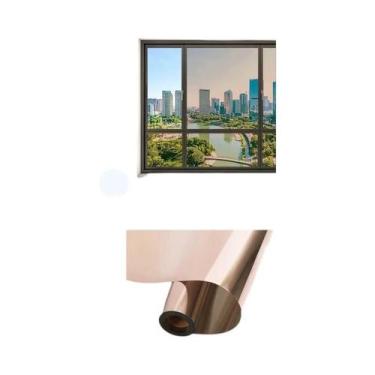 Imagem de Película De Vidro Isolante Espelhada Unidirecional Para Proteção Solar