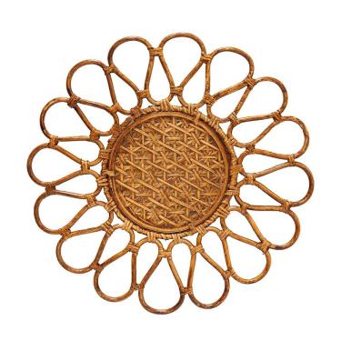 Imagem de Jogo Americano Copa E Cia Avulso Rattan E Bambu Solar Palha