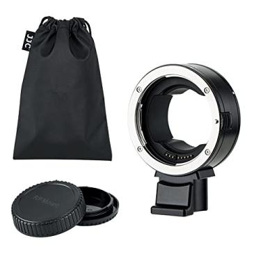 Imagem de JJC Adaptador de montagem de lente de foco automático EF-EOS R para Canon EF EF-S Mount Lens para câmera de montagem RF EOS R100 R8 R50 R6 Mark II R10 R7 R3 R5 C R6 R RP com pé de tripé + tampa