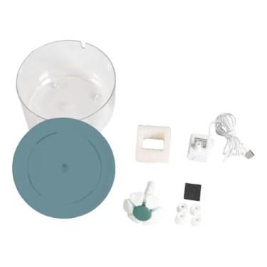 Imagem de IEUDNS Fonte de água para gatos com indução, de filtro lavável de baixo ruído, recipiente para beber, bebedouro para cães e gatos, para pequenos, Verde