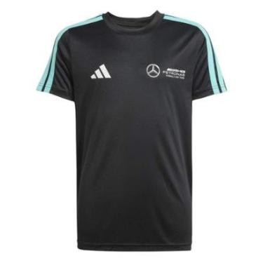 Imagem de Camiseta Adidas Mercedes AMG Petronas DNA Juvenil - Preto 11-12-Unissex