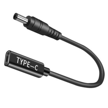 Imagem de Cabo USB C pd para CC 100W 4,5 x 3,0 mm, USB tipo C macho para DC 4,5 x DC 4,5 x 3,0 mm adaptador macho cabo de carregamento feito para laptop Dell Inspiron Vostro série