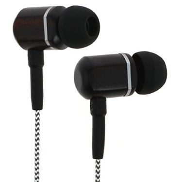 Imagem de Symphonized Fones de ouvido premium MTRX 2.0 de madeira fina, microfone e controle de volume, tampões de ouvido com isolamento de ruído para casa e em trânsito, perfeitos para ouvir música ou praticar