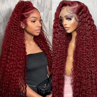 Imagem de Peruca Bworto Burgundy 99m Burgundy Human Hair 16