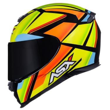 Imagem de Capacete Feminino Asx Eagle Explorer Amarelo Esportivo Moto (56)